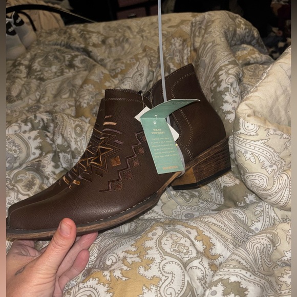 Roper Women's Size 10.5 Dark Brown Western Boots Roper Women's Size 10.5 Dark Brown Western Boots